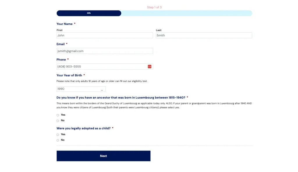 LuxCitizenship Screenshot