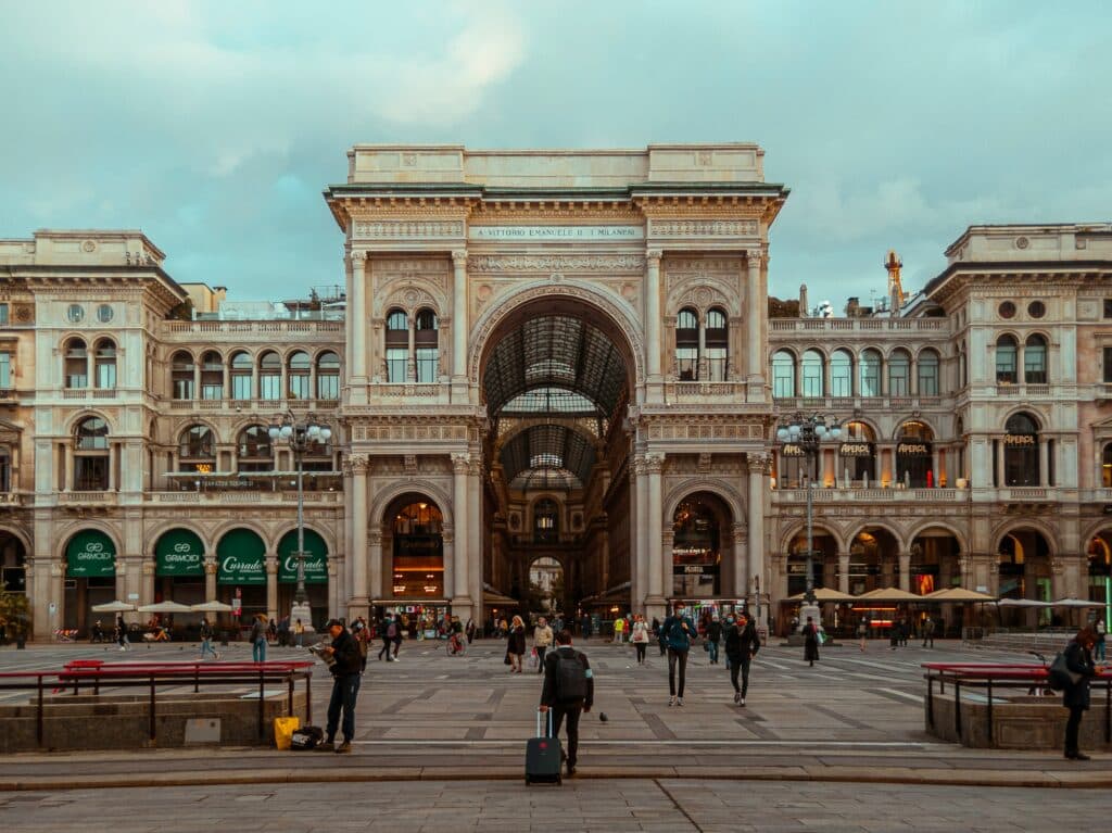 Galleria Vittorio Emanuele II, Milan; Milan has become the epicenter of the wealth migration to Italy, where the flat tax is set to rise.